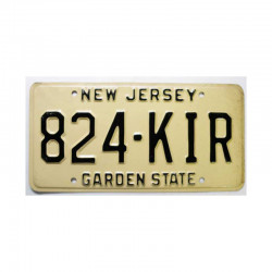 Plaque d Immatriculation USA - New Jersey ( 1094 )