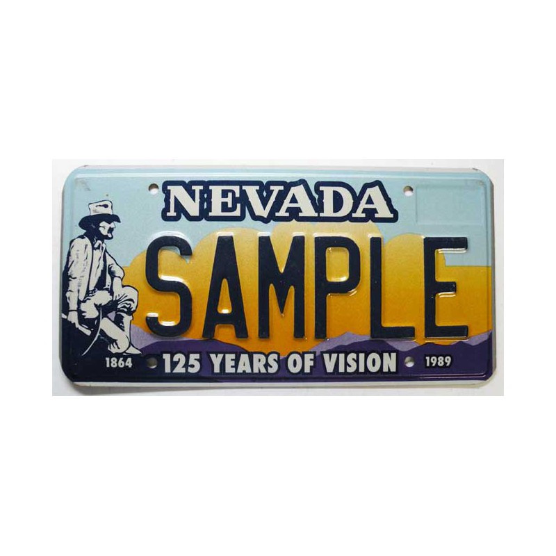 Plaque d Immatriculation USA - Nevada ( 1095 )
