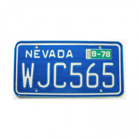 Plaque d Immatriculation USA - Nevada ( 1140 )