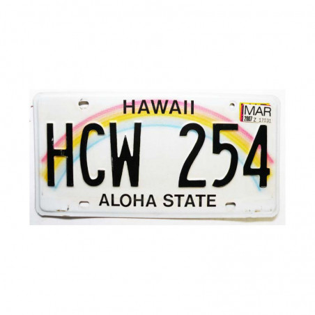 Plaque d Immatriculation USA - Hawaii ( 1145 )