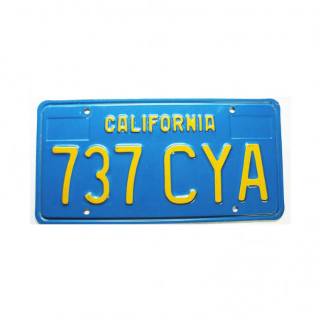 Plaque d Immatriculation USA - California ( 1146 )