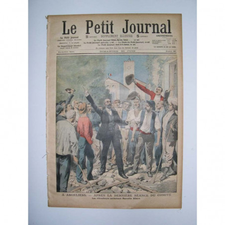 Le Petit Journal 1909 N° 867 Apres la derniere sceance