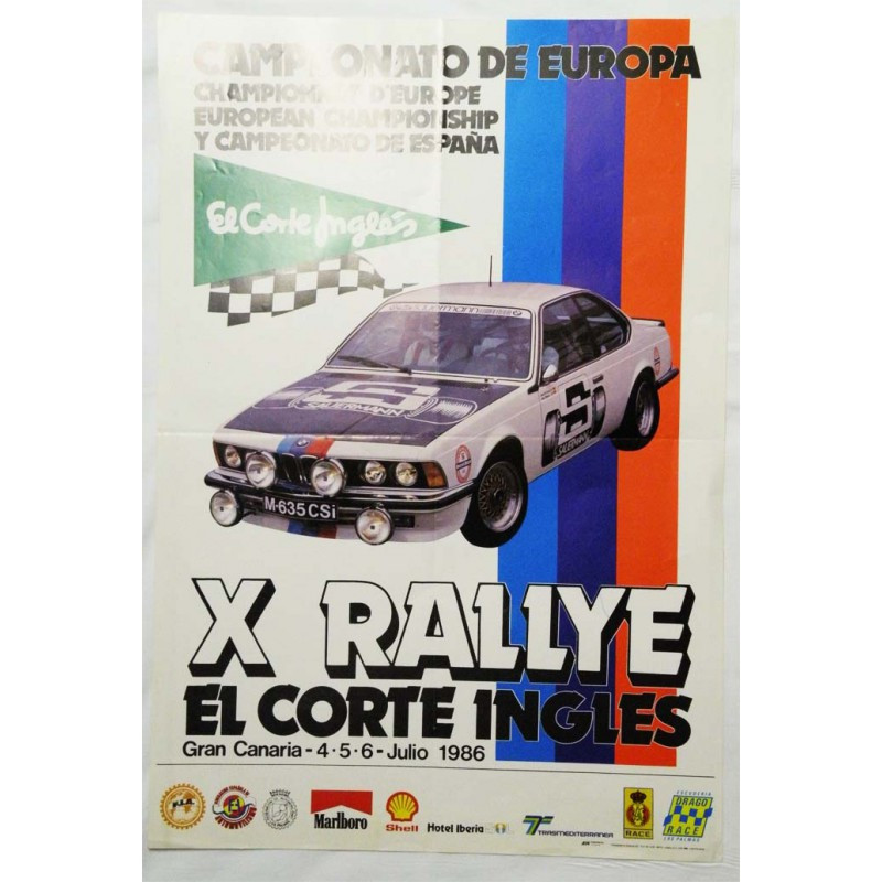 Affiche officile du X Rallye el corte ingles ( 55 )