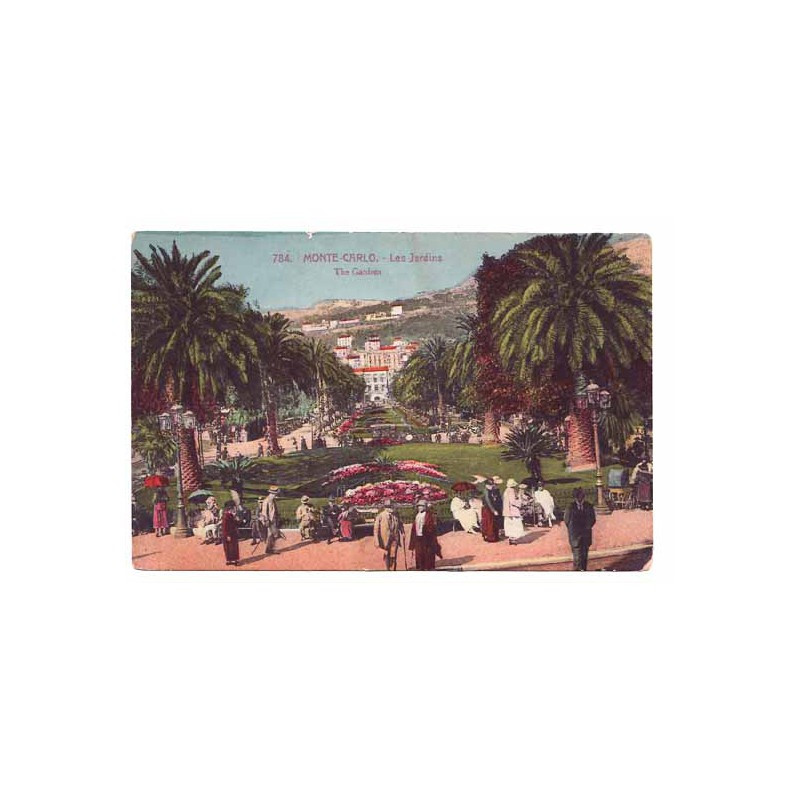 CPA Monaco les jardins du Casino ( 50 )