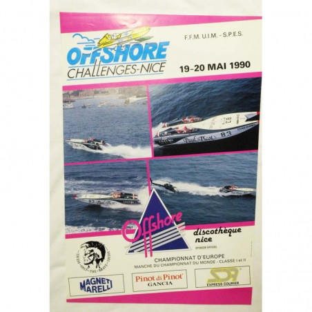 Affiche officielle course de Offshore de Nice ( 58 )