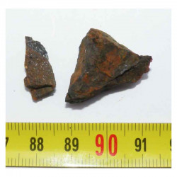 Lot d oxyde de Meteorites Muonionalusta ( 7.30 grs - 015 )