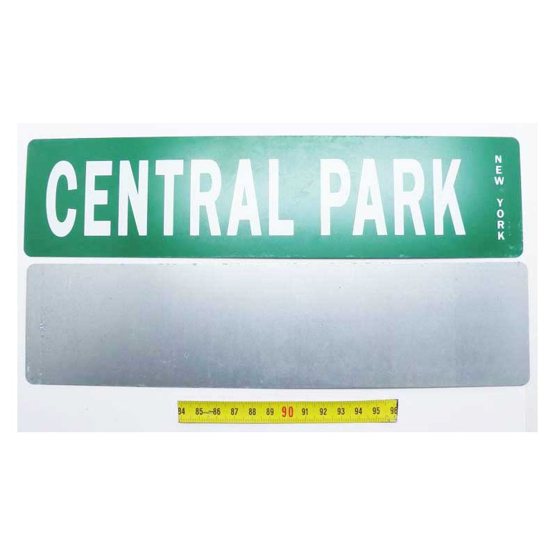 Plaque de rue USA - Central Park