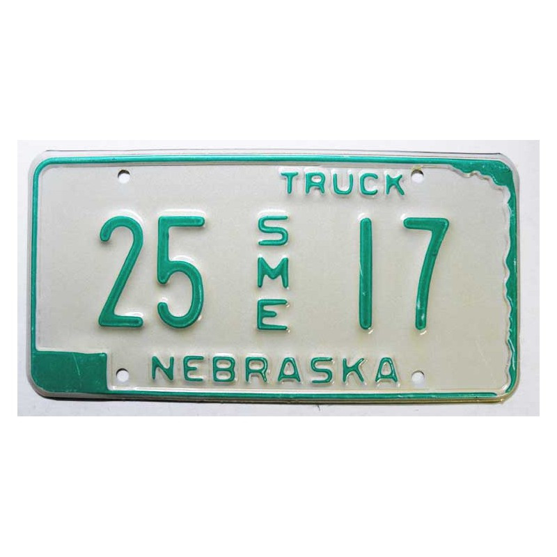 Plaque d Immatriculation USA - Nebraska  ( 1163 )