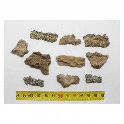 lot de 10 Fulgurites ( meteorite Tectite - 003 )