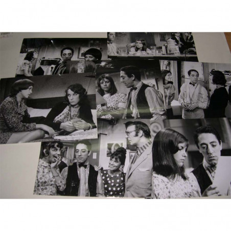 lot de 7 photos originales du film :l amour c est gai , l amour.