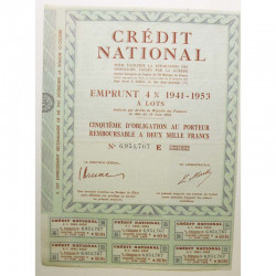emprunt : Credit national ( 358 )