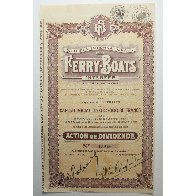action ancienne : SI des ferry boats interfer ( 471 )