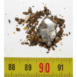 lot de Meteorite Brahin- Pallasite ( 3.0 grs - 011 )