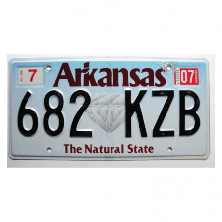 Plaque d Immatriculation USA - Arkansas (1185)