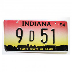 Plaque d Immatriculation USA - Indiana ( 1181 )
