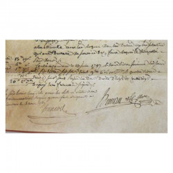 Parchemin sur peau de cochon 1789 Bordeaux (  010 )