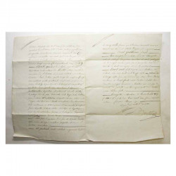 Acte Notarié / décision de justice 1827- Gers ( 046 )