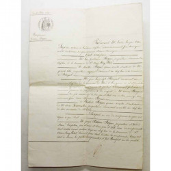 Acte Notarié / décision de justice 1864 - Gers ( 051)