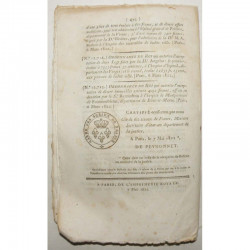 Bulletin des lois - Budget d un ministere - 1822 - Louis XVIII ( 001 )