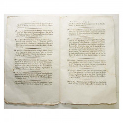 Bulletin des lois - riviere de l Istre - 1822 - Louis XVIII ( 038 )
